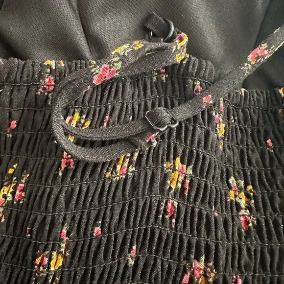 Band of gypsies floral black maxi midi dress SZ M - Picture 7 of 9